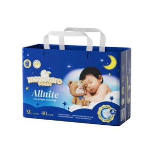  Mmomotaro Night Mẫu hấp thụ cao miễn phí Quần tã dùng một lần siêu mềm