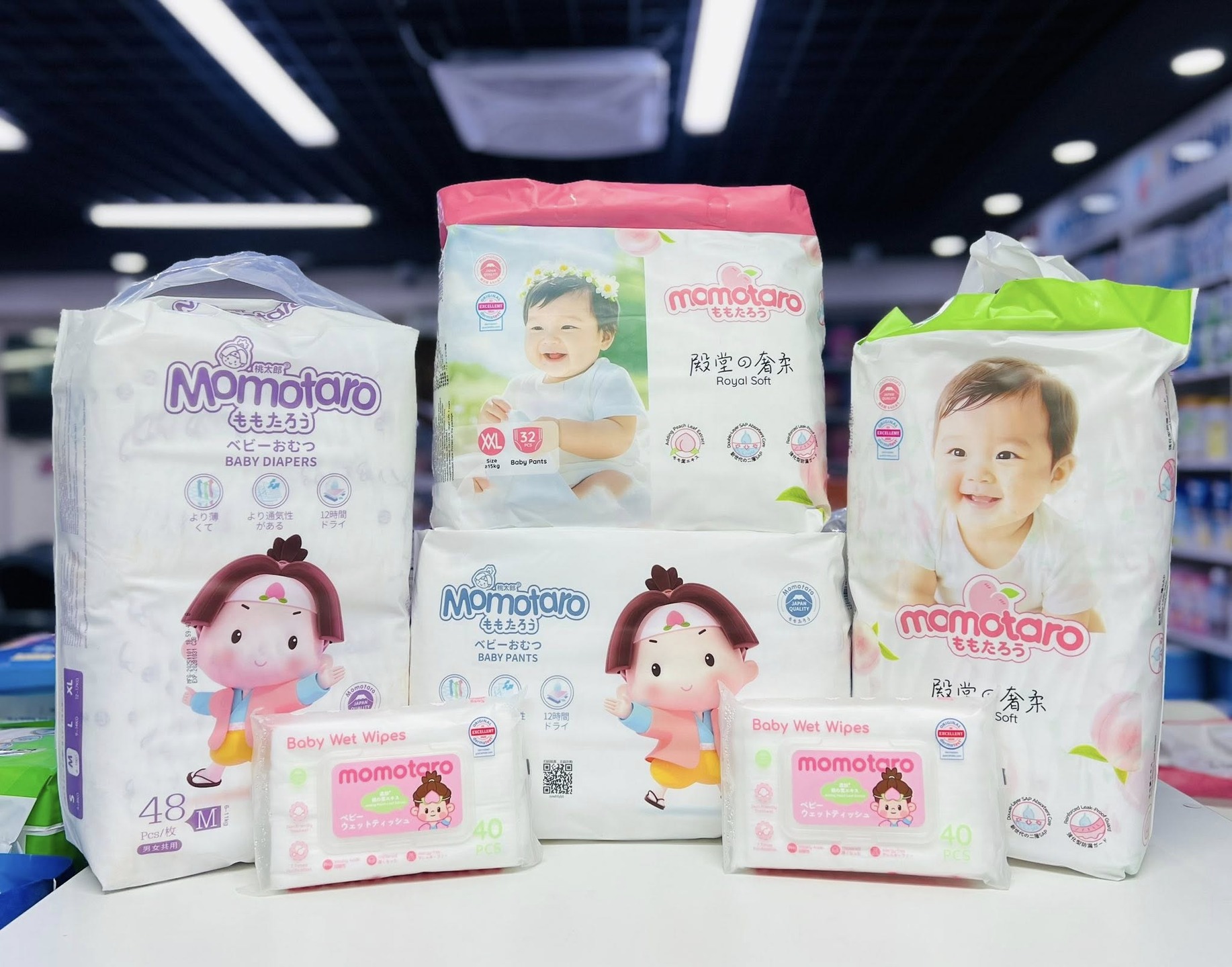 Sản phẩm chăm sóc trẻ em Momotaro mở rộng khắp thị trường châu Á
