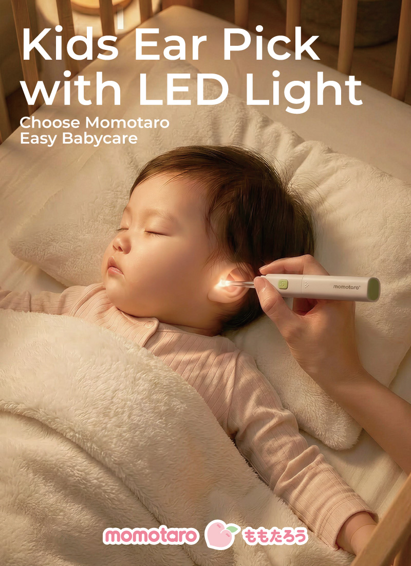 Dụng cụ ngoáy tai trẻ em có đèn LED: Giải pháp chăm sóc tai nhẹ nhàng và tiện lợi