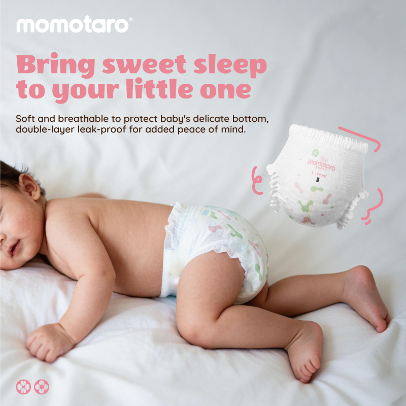 Mang lại giấc ngủ ngọt ngào cho bé yêu của bạn với tã lót Momotaro Baby