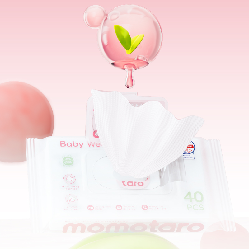 Momotaro Gentle Ultra-Soft Unuld Wuld Baby Wipes Factory Nhà cung cấp khăn ướt trực tiếp